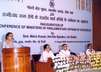 Inauguration of Conference of Ministers of Parliamentary Affairs of States and UT's - 13 Aug 2009