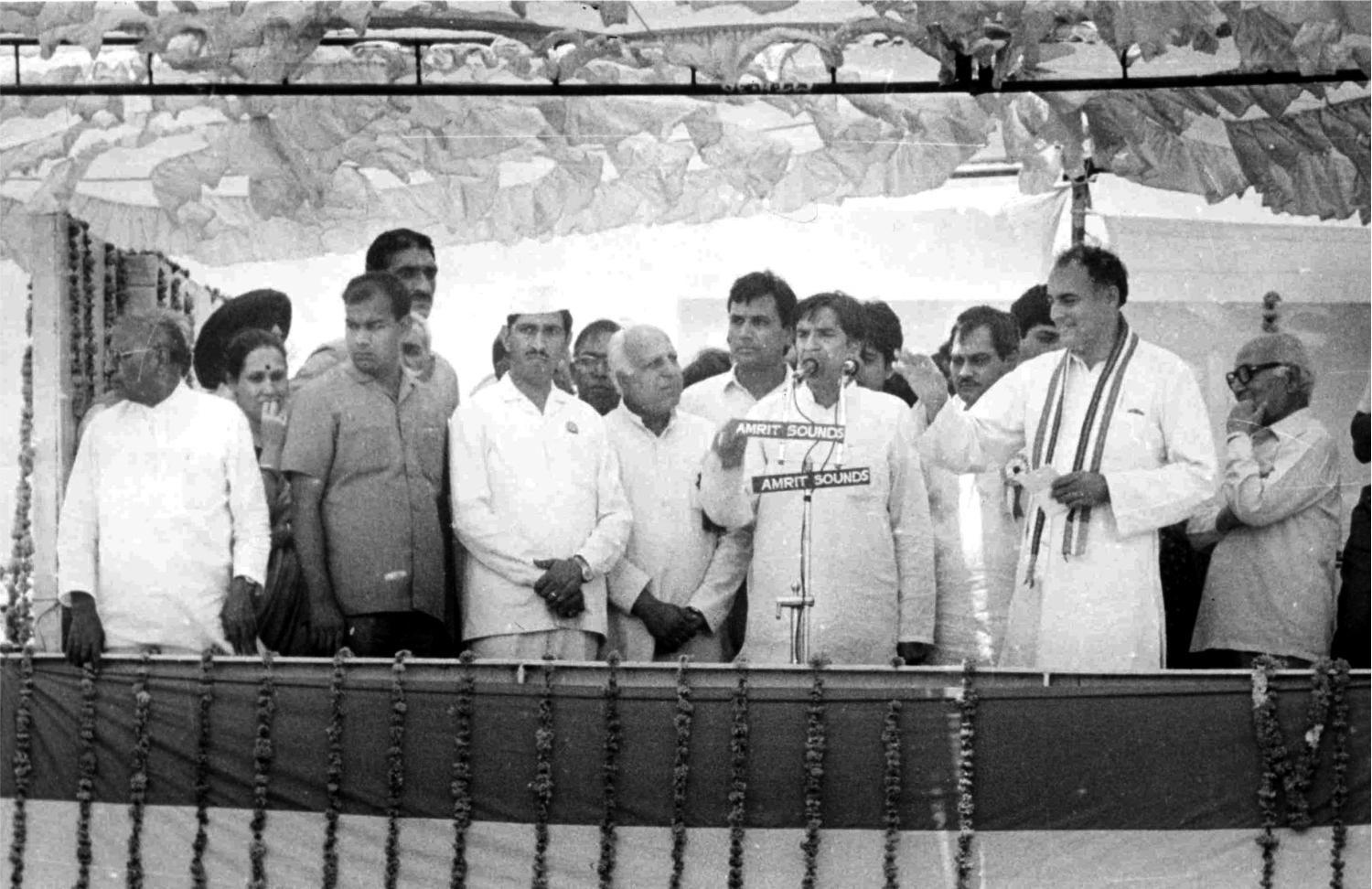 With Rajivji at Election Rally in 1991 in Chandigarh