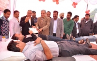 Blood donation camp held at Sector 45