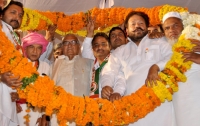 Bhupinder Hooda, CM Haryana, during congress rally 